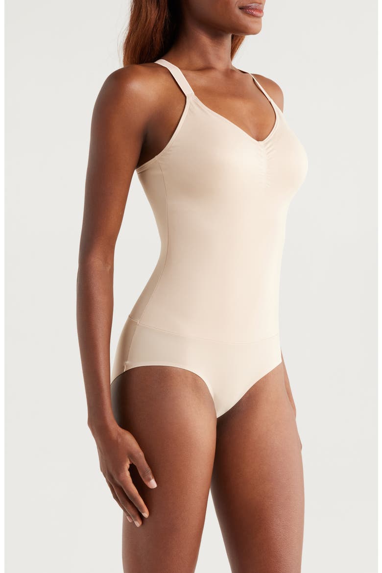 Comfy Curves Bodybriefer Shaper Bodysuit, Alternate, color, WARM BEIGE