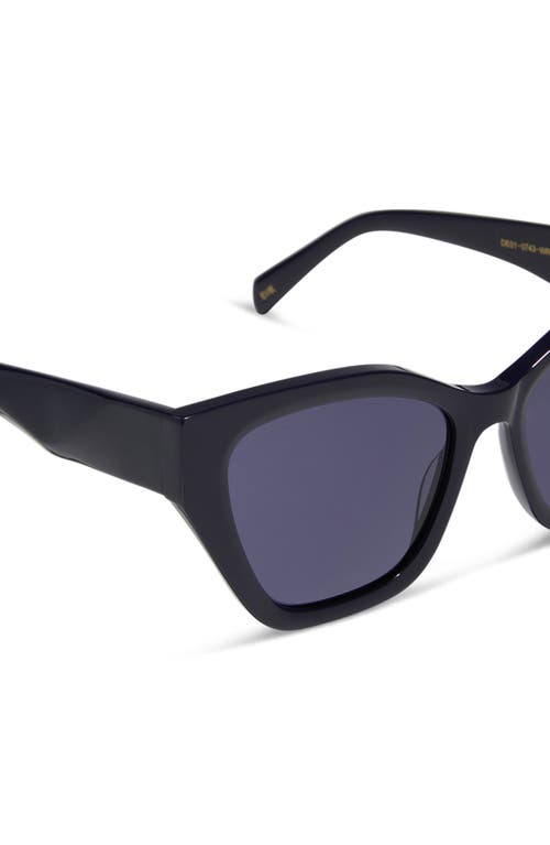 Diff Evie 54mm Cat Eye Sunglasses In Black
