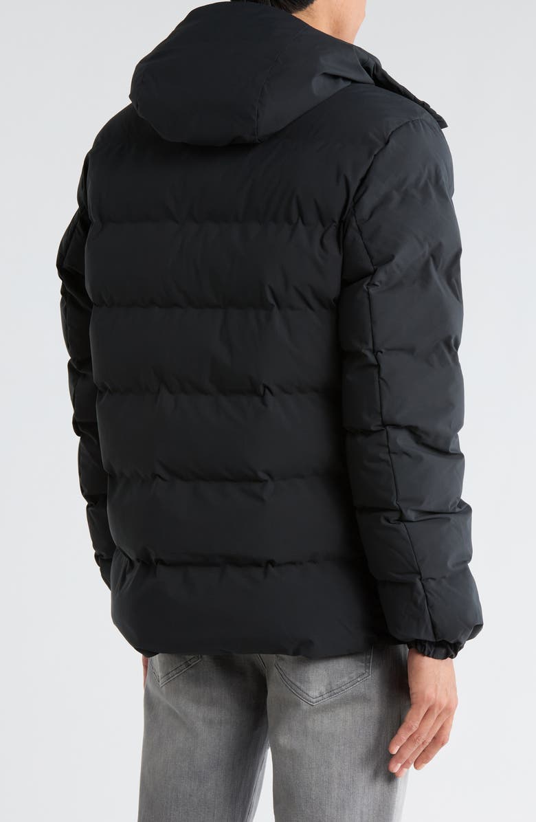 Save The Duck Leonardo Waterproof Parka, Alternate, color, Black