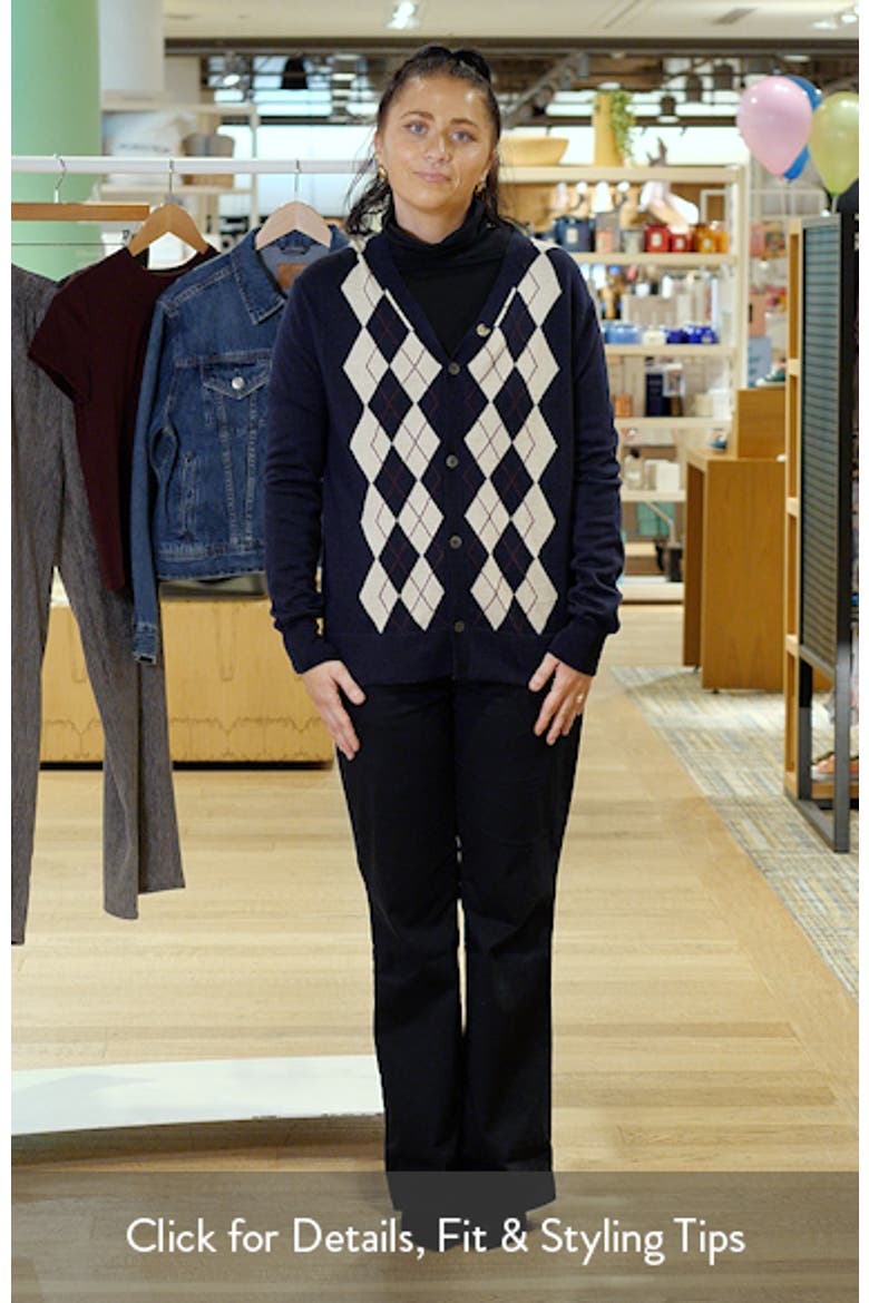 V-Neck Merino Wool Cardigan video