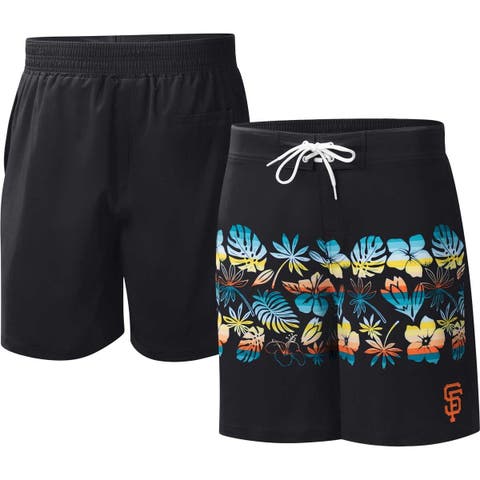 Men's G-III Sports by Carl Banks  Black San Francisco Giants Breeze Volley Swim Shorts