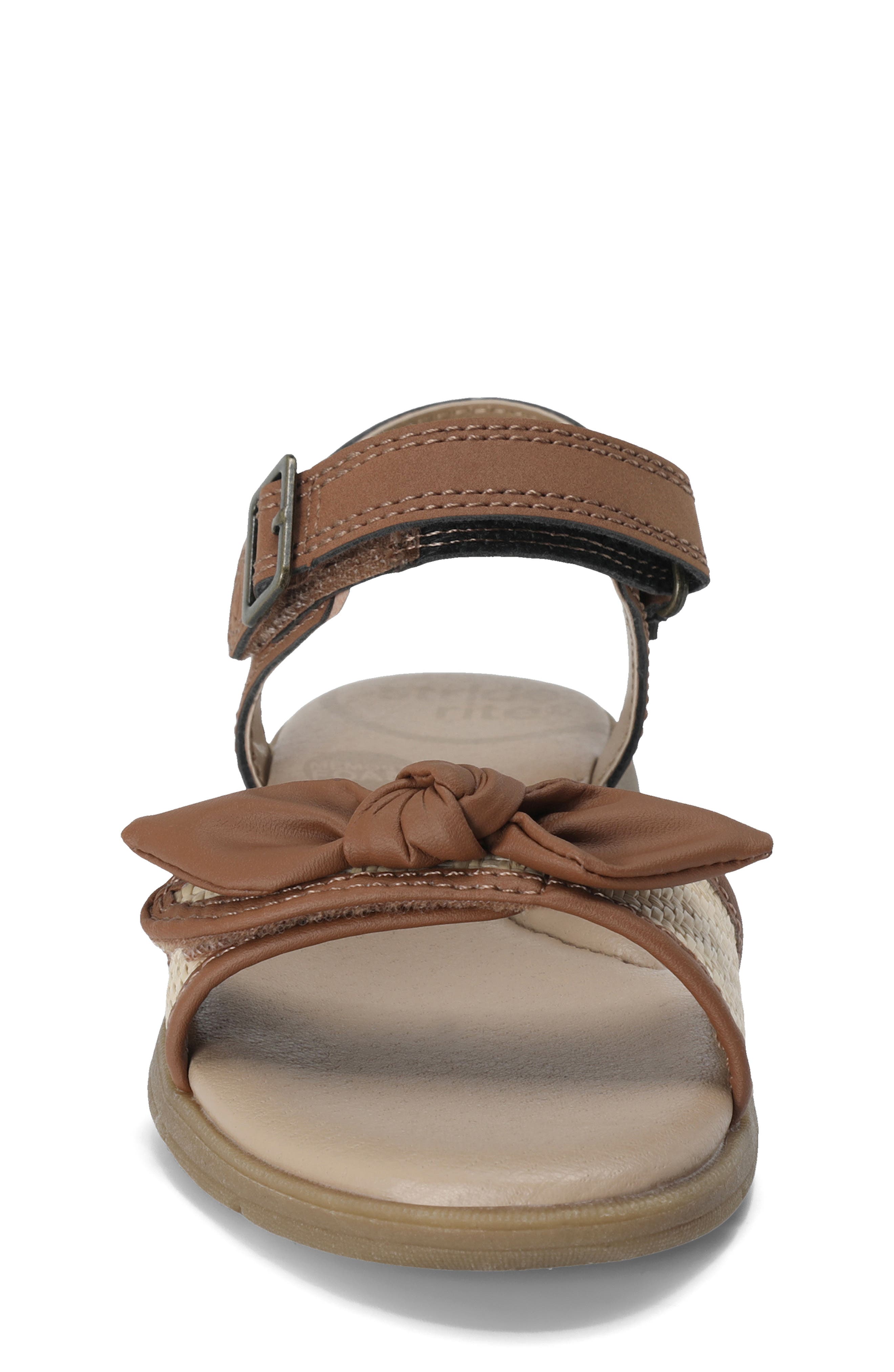 Stride Rite Kids' Whitney Sandal, Alternate, color, Raffia