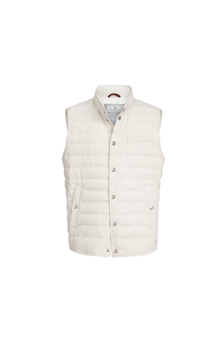 Brunello Cucinelli Taffeta down jacket, Alternate, color, Panama