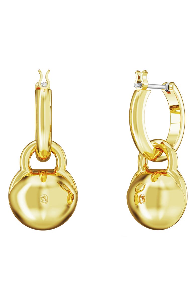 Swarovski Imber Crystal Huggie Hoop Earrings, Alternate, color, Gold