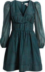 Chelsea28 Long Sleeve Minidress