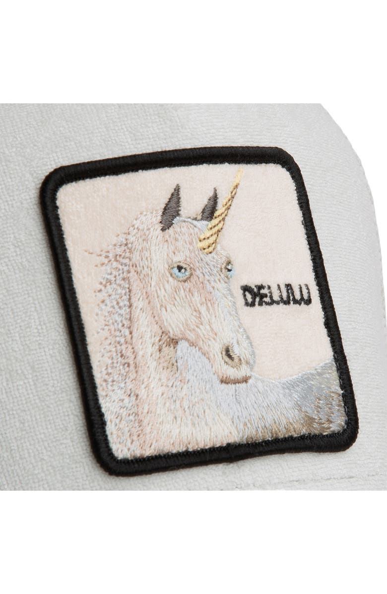 Goorin Bros. Unicorn Patch Snapback Trucker Hat, Alternate, color, Digital