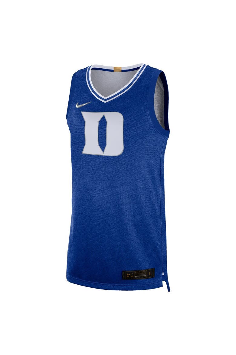 Men's Nike #1 Royal Duke Blue Devils 100th Anniversary Rivalry Limited Basketball Jersey, Alternate, color, Royal
