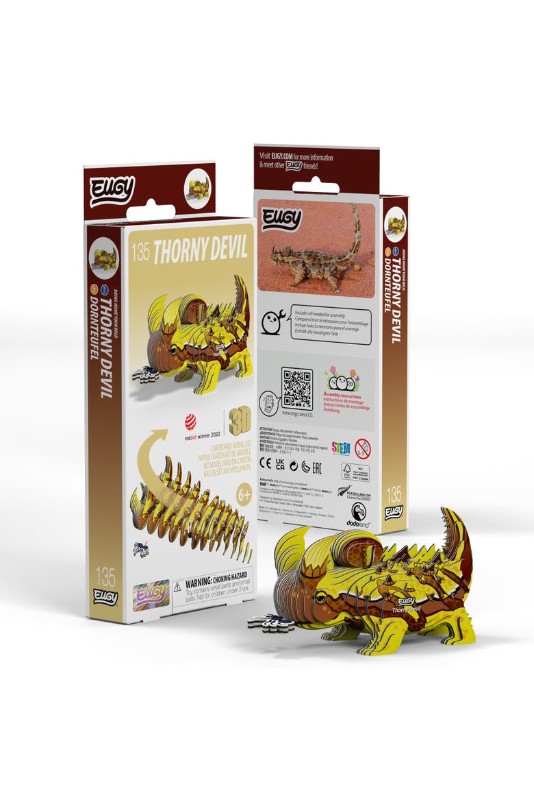 Thorny Devil 3D Puzzle - contains 44 puzzle pieces, Main, color, None