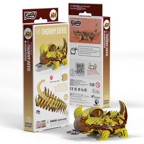 Thorny Devil 3D Puzzle - contains 44 puzzle pieces