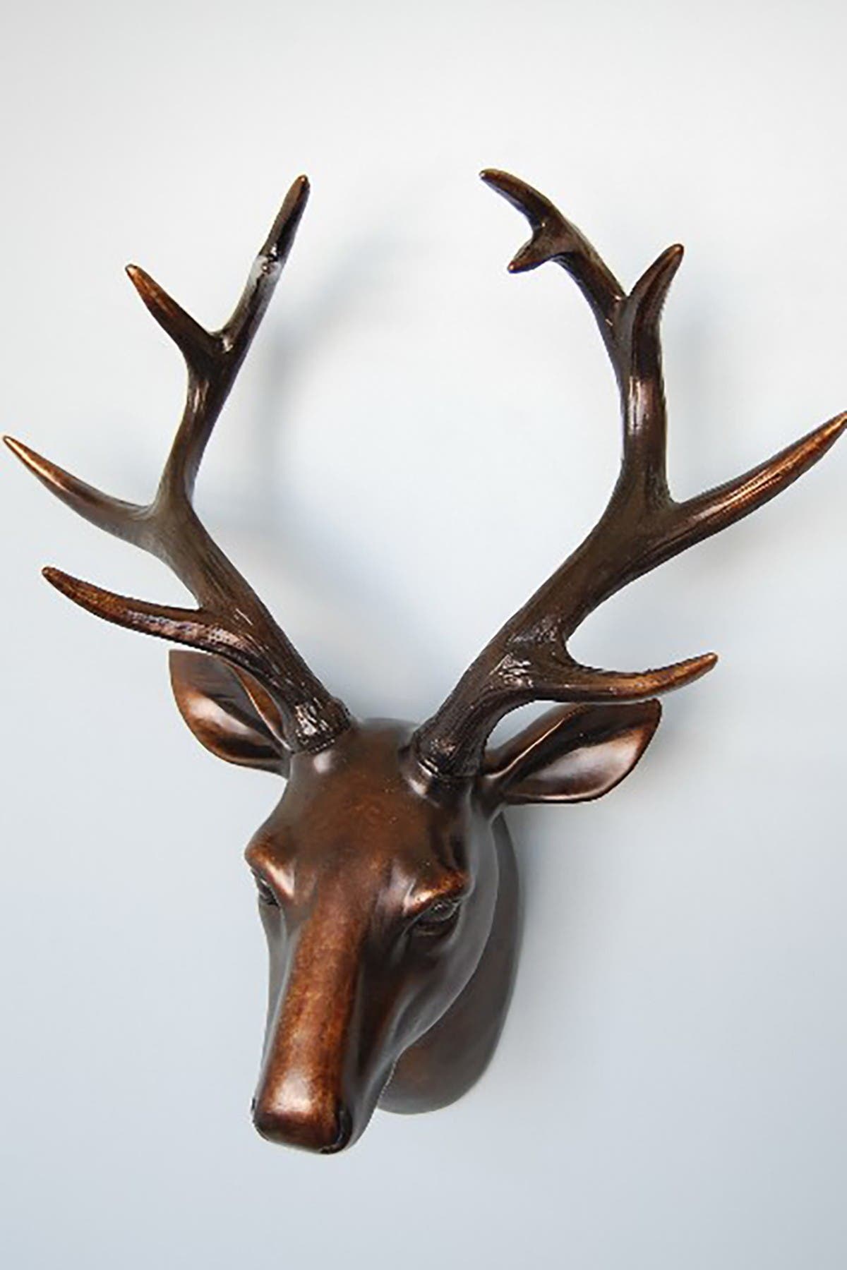 WALPLUS Copper Contemporary Taxidermy Deer Head Wall Art Decor - Cooper ...