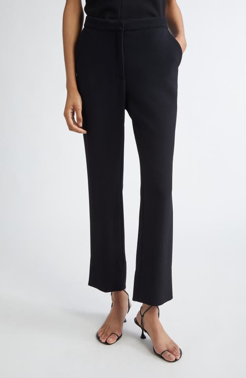 Proenza Schouler Alexia Stretch Ankle Suit Pants In Black