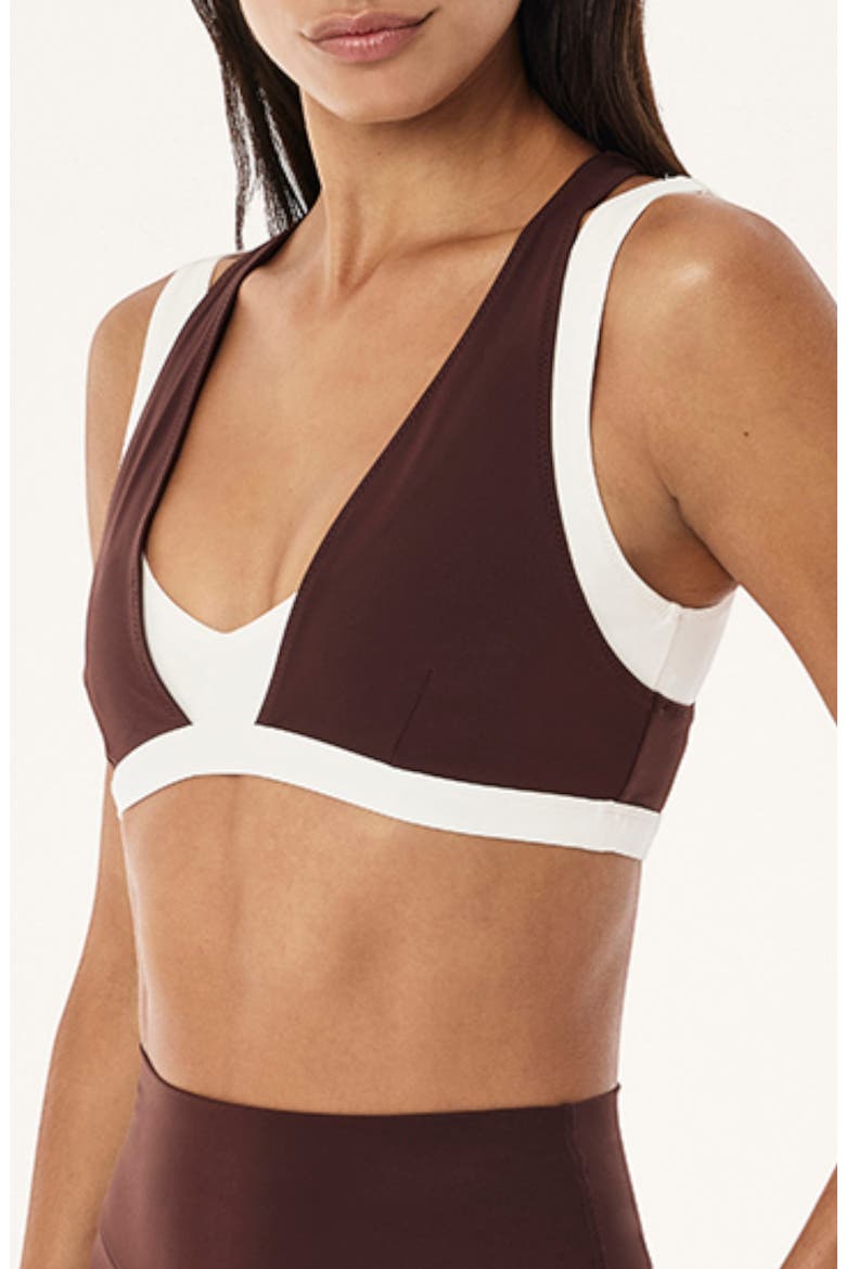 Unity Sports Bra, Alternate, color, MAHOGANY/ WHISPER WHITE