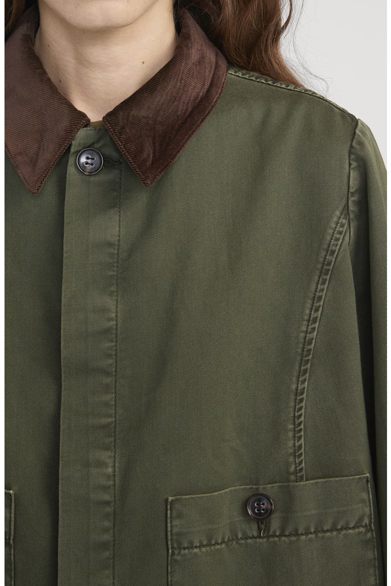 The Mini Swing Jacket, Alternate, color, MILITARY GREEN