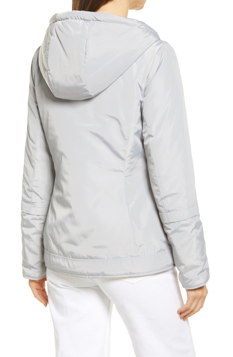 Via Spiga Reversible Hooded Puffer Jacket, Alternate, color, Yellow