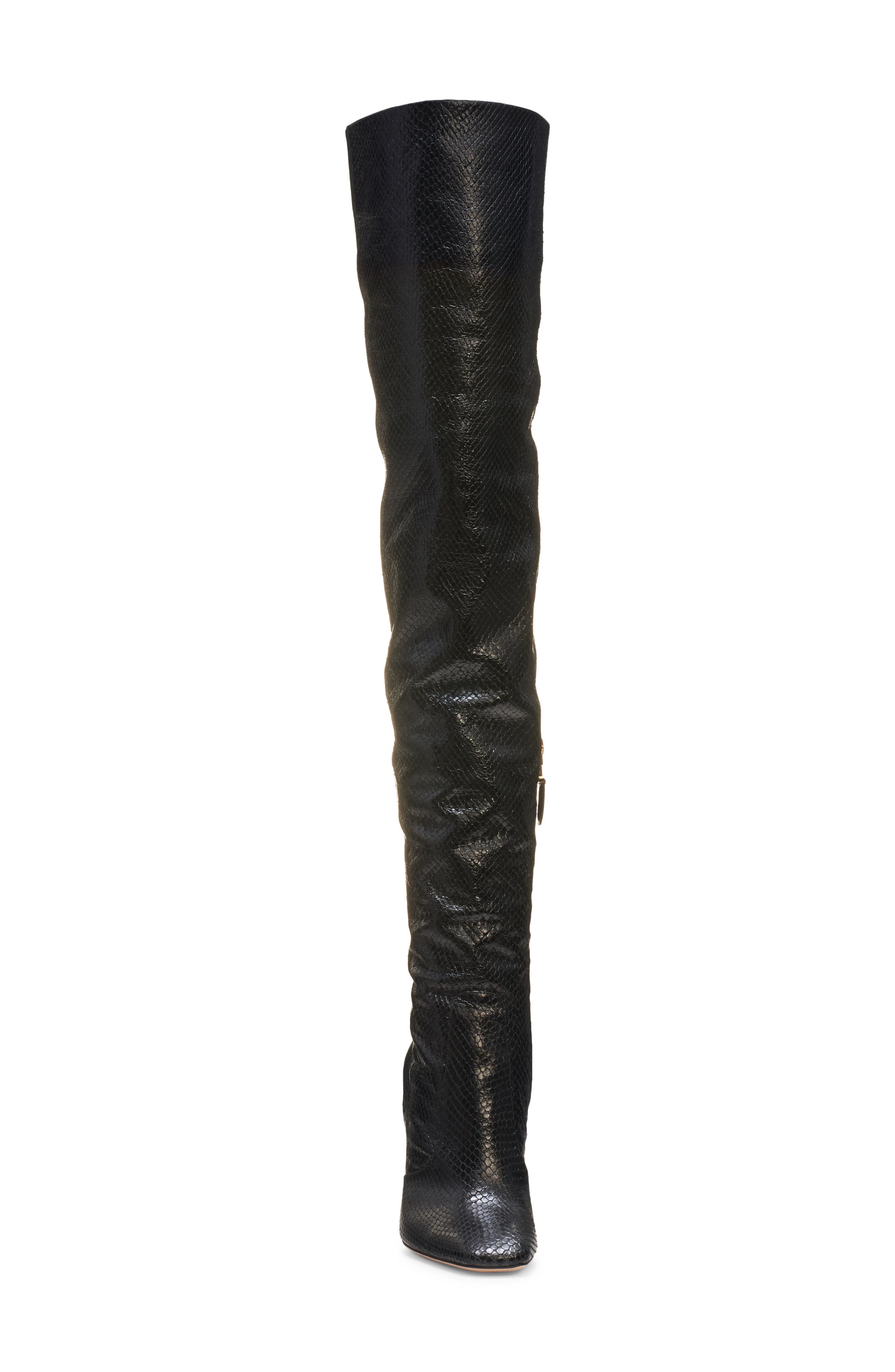 Carine Over The Knee Boot, Alternate, color, BLACK
