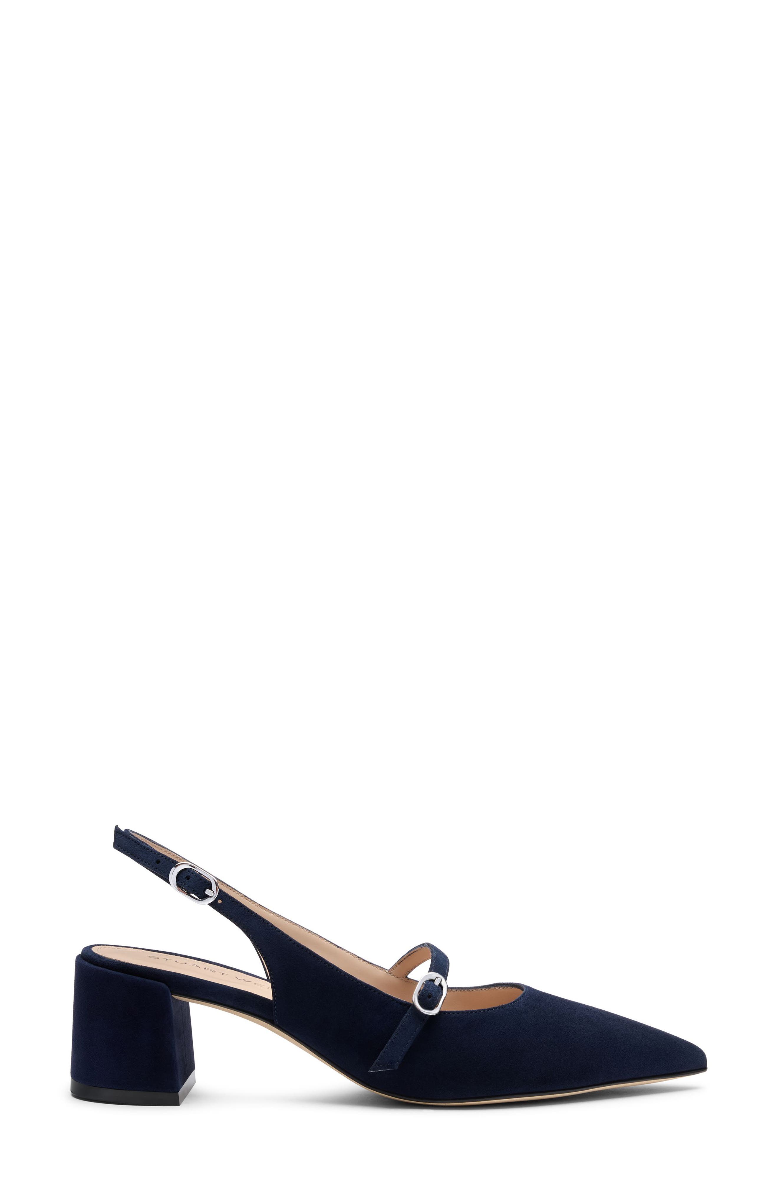 Emilia MJ Slingback Pump, Alternate, color, NICE BLUE SUEDE SMU