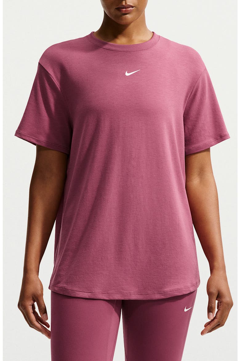 One Relaxed Dri-FIT T-Shirt, Main, color, PINK SMOKE/ WHITE