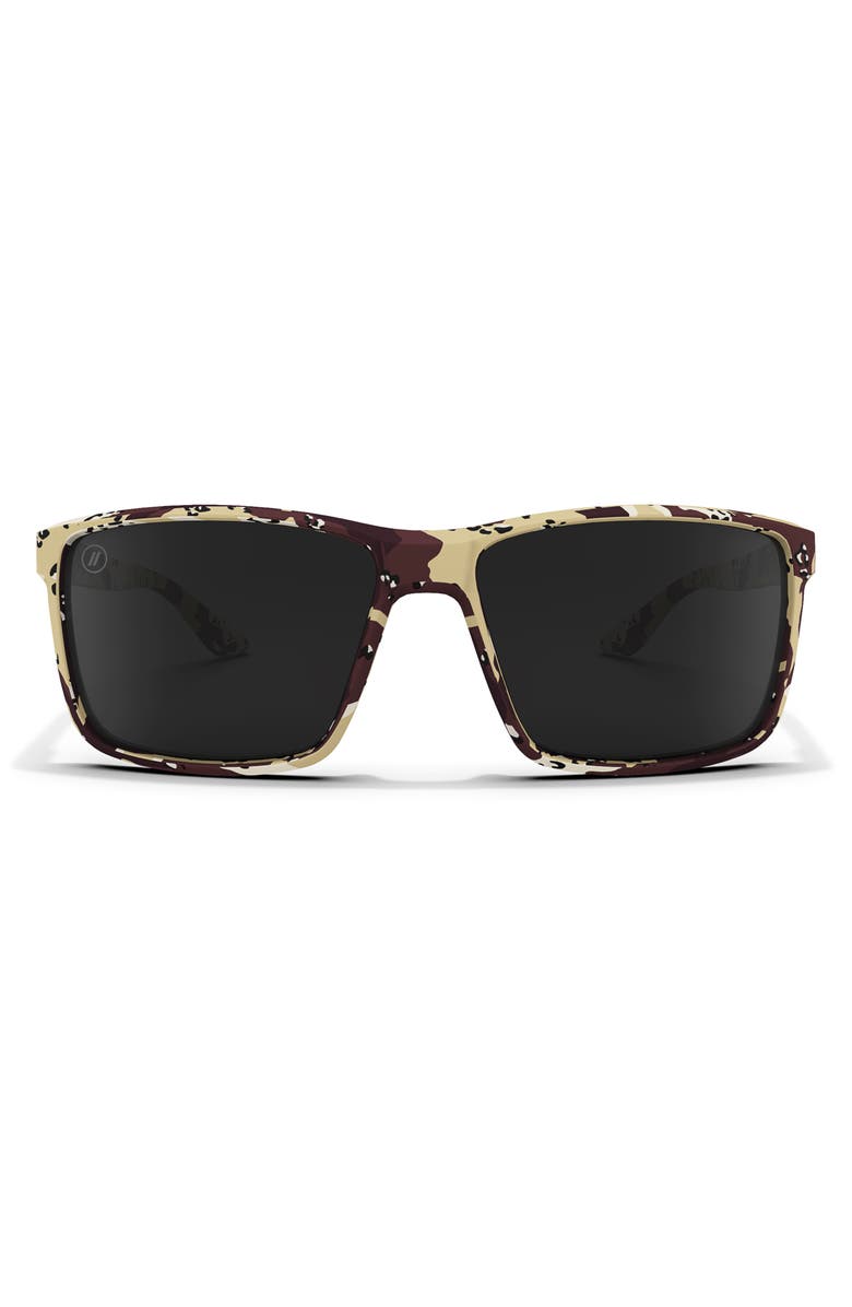 Blenders Eyewear Mesa 57mm Polarized Square Sunglasses, Main, color, Desert Camo