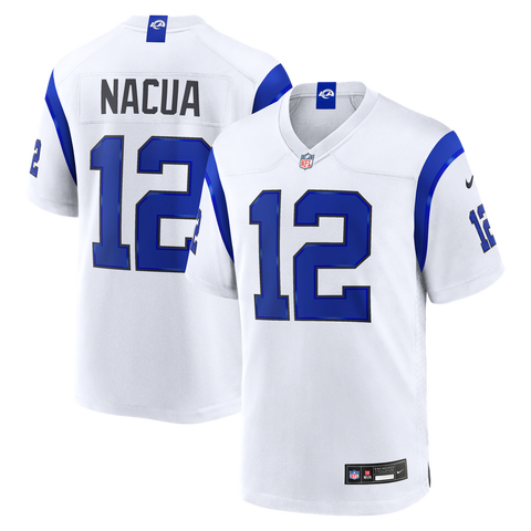 Men's Nike Puka Nacua Los Angeles Rams Fearsome White Game Jersey