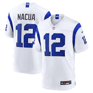 Nike Men's Nike Puka Nacua Los Angeles Rams Fearsome White Game Jersey