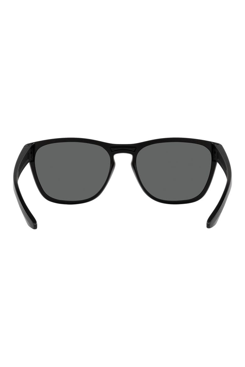 Manorburn 56mm Prizm™ Polarized Square Sunglasses, Alternate, color, MATTE BLACK