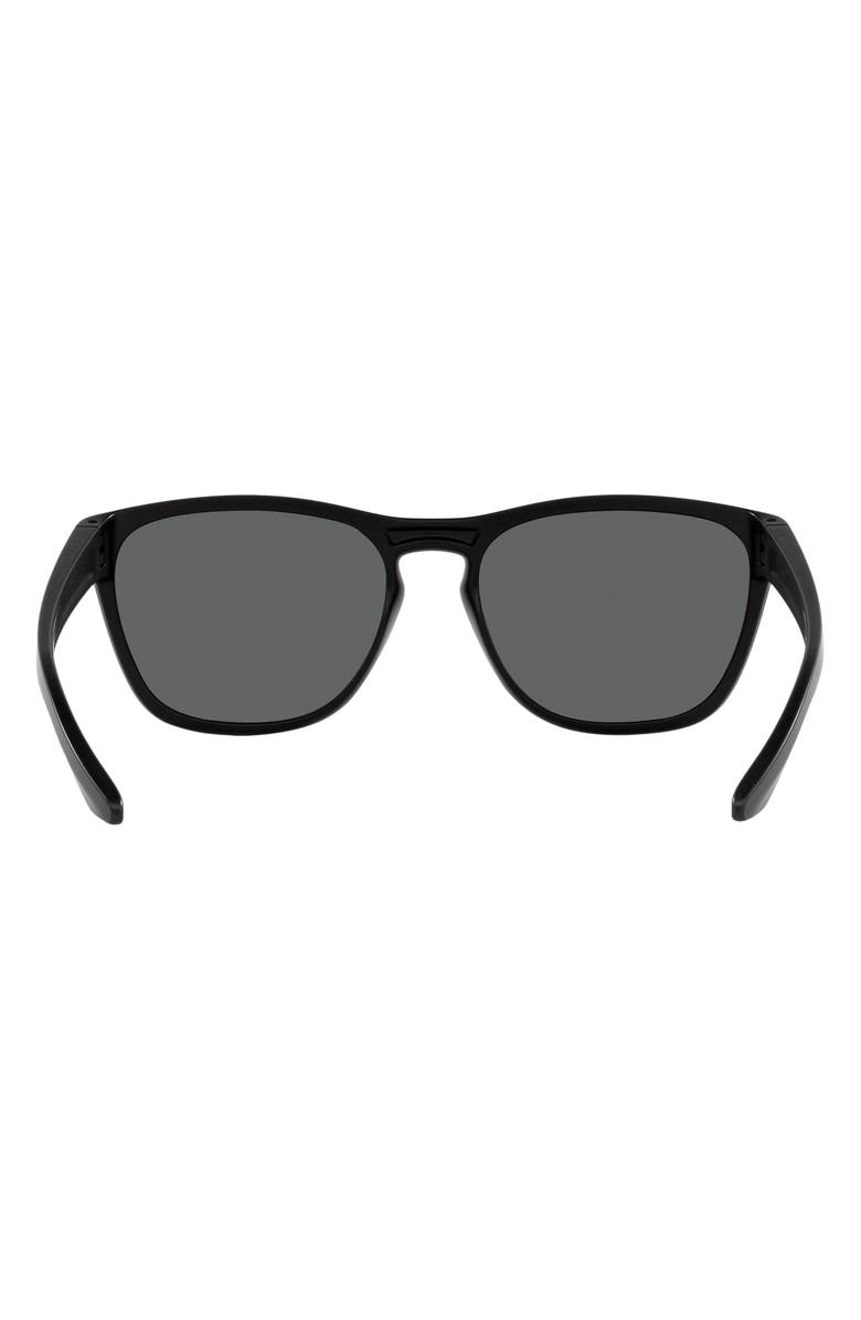 Oakley Manorburn 56mm Prizm<sup>™</sup> Polarized Square Sunglasses, Alternate, color, Matte Black