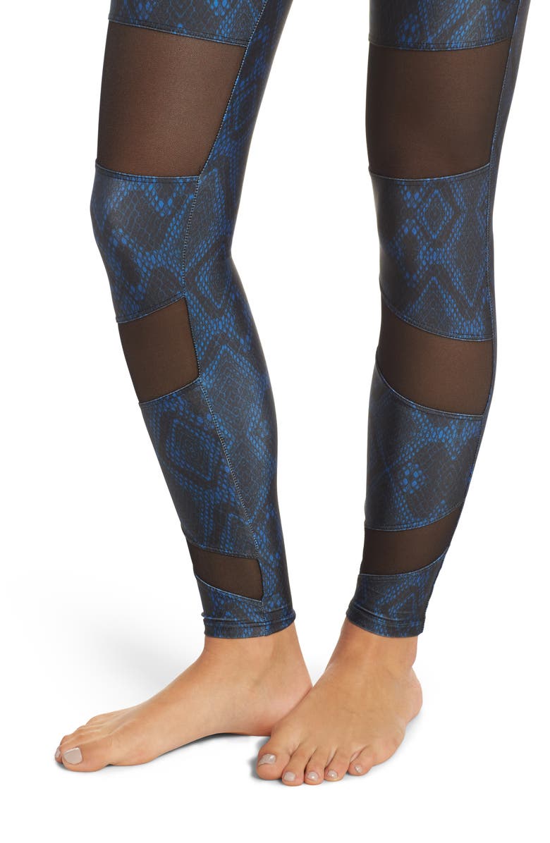 Onzie Mesh Inset Leggings, Alternate, color, 