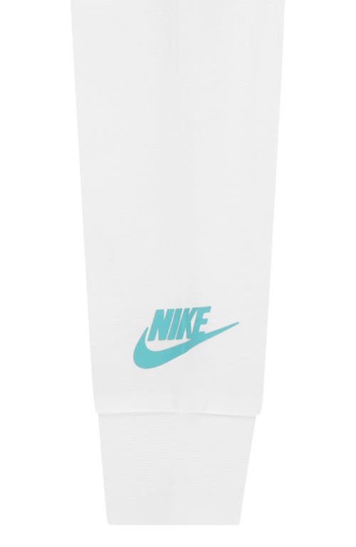 Nike Kids' Boxy Peace Long Sleeve Graphic T-shirt In White