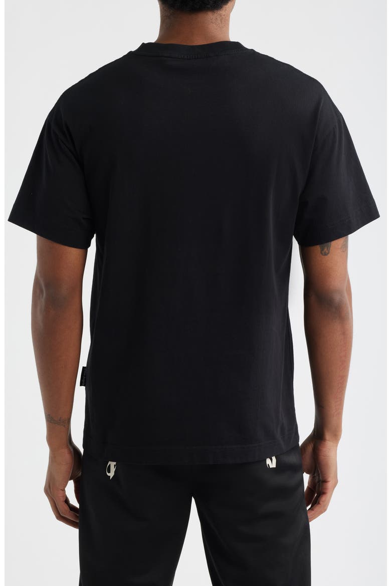 Thai Logo Cotton Graphic T-Shirt, Alternate, color, BLACK GREEN