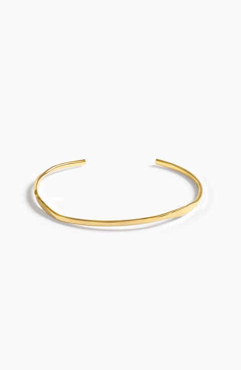 Stella Hammered Cuff Gold-filled