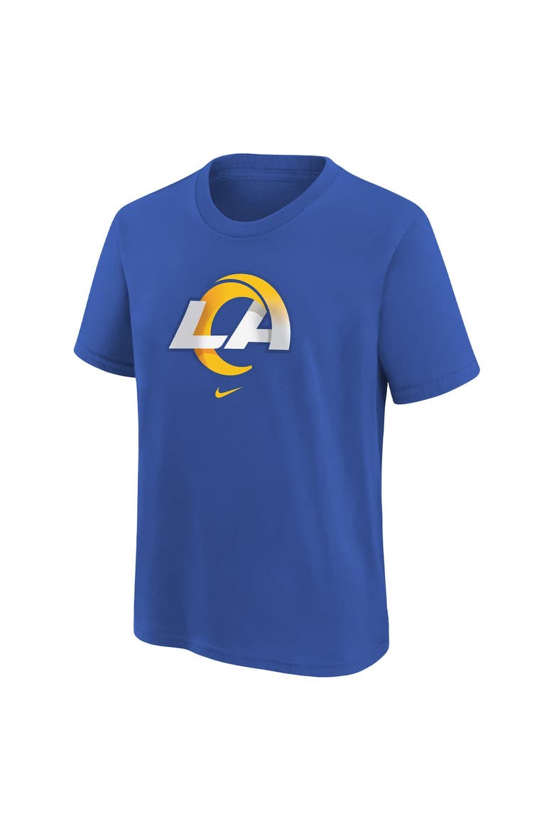 Preschool Nike Royal Los Angeles Rams Team Wordmark T-Shirt, Alternate, color, Royal