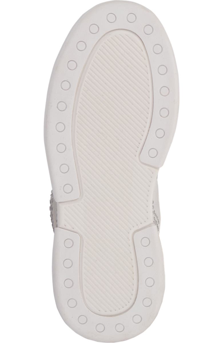 OLIVIA MILLER Lamia Rhinestone Sneaker, Alternate, color, White