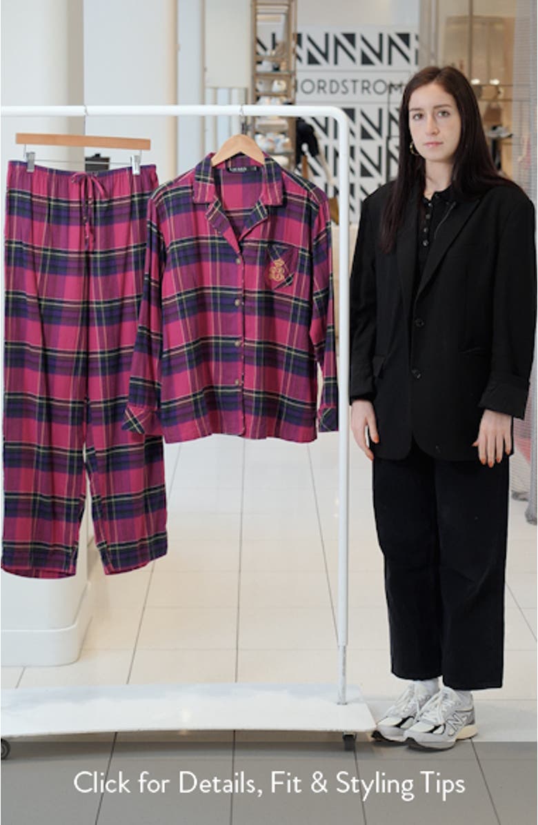 Print Cotton Blend Pajamas, sales video thumbnail