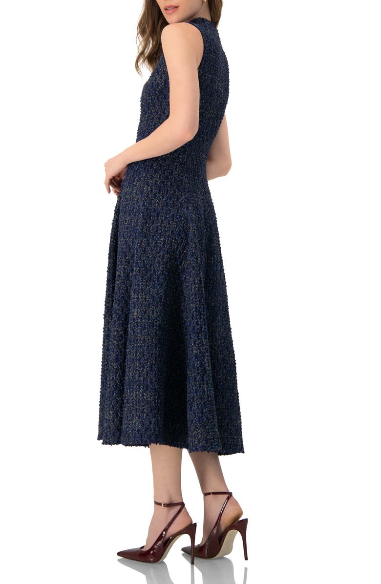 IVONNE Sleeveless Wide Maxi Dress, Alternate, color, Navy Blue