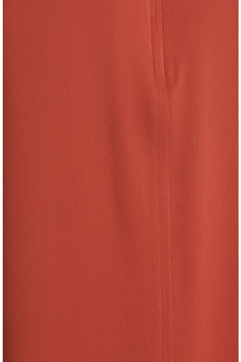 Stretch Silk Tank Dress, Alternate, color, RUST HENNA