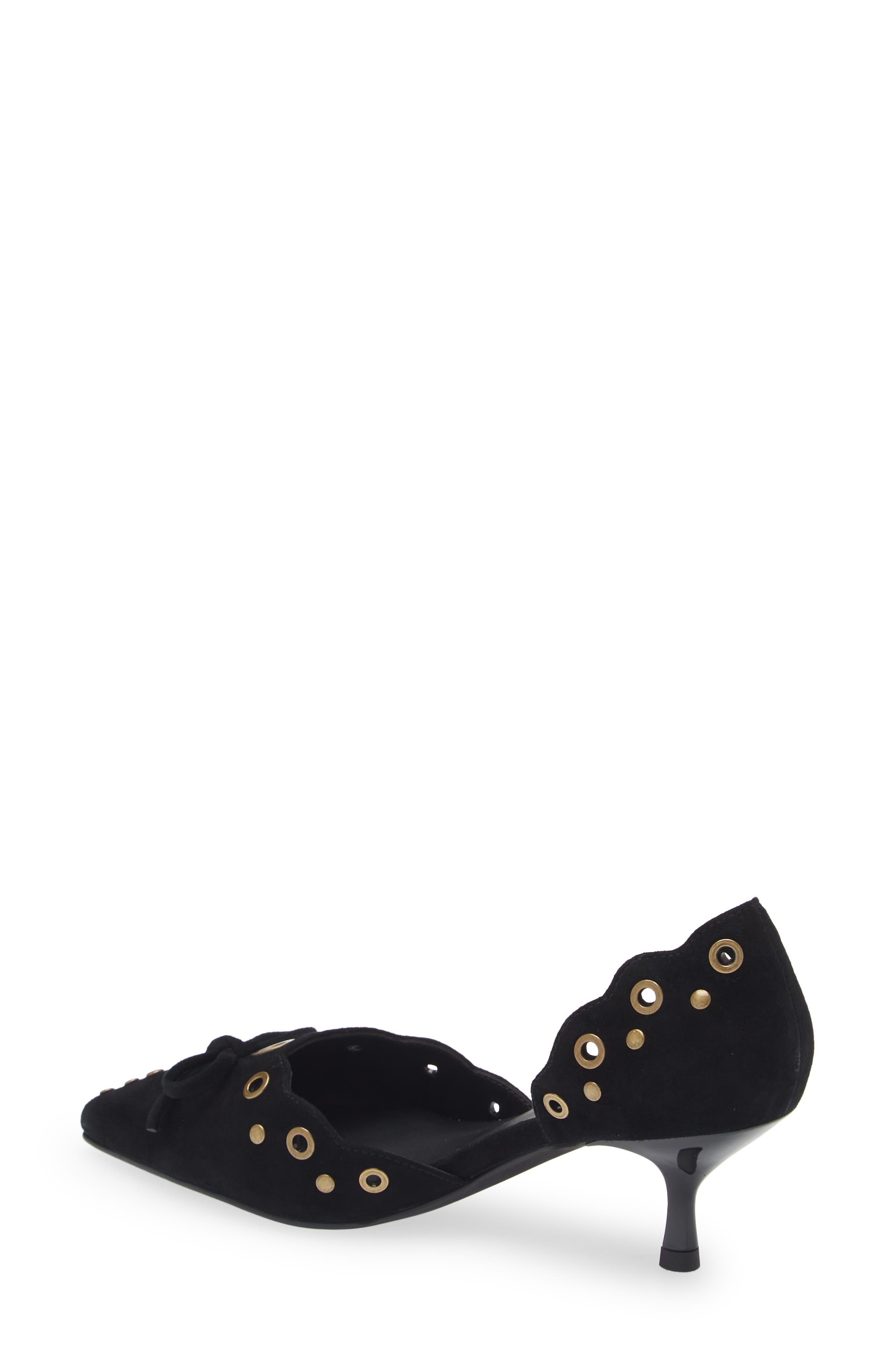 Jeffrey Campbell Gratified Kitten Heel d'Orsay Pump, Alternate, color, 