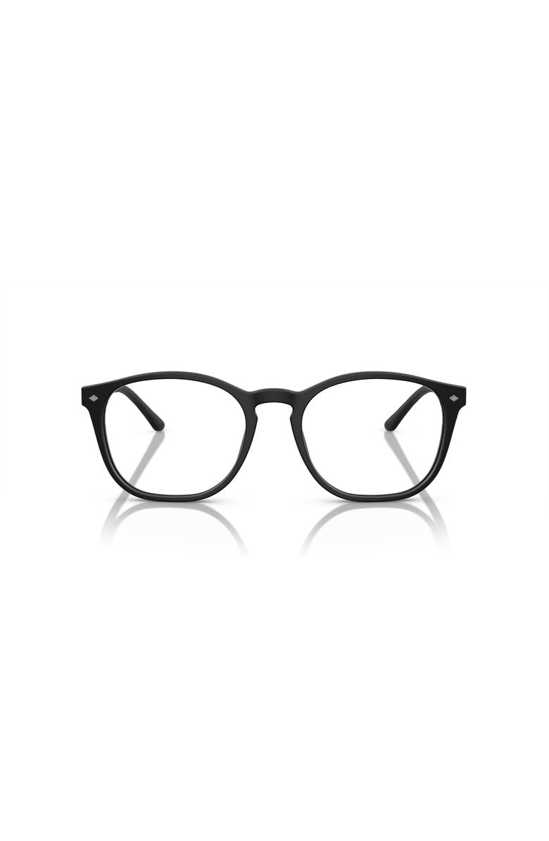 Giorgio Armani 50mm Phantos optical glasses, Alternate, color, Black