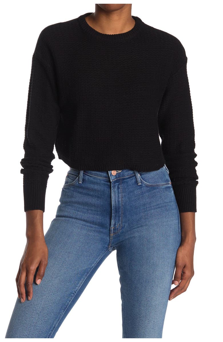 Abound Textured Crop Sweater, Main, color, 