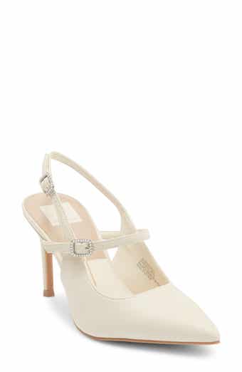 Dolce Vita Kieran Pearl Buckle Slingback Pump