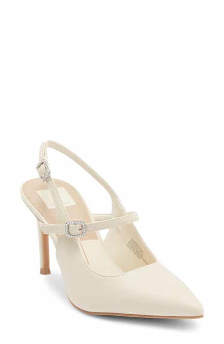 Dolce Vita Kieran Pearl Buckle Slingback Pump