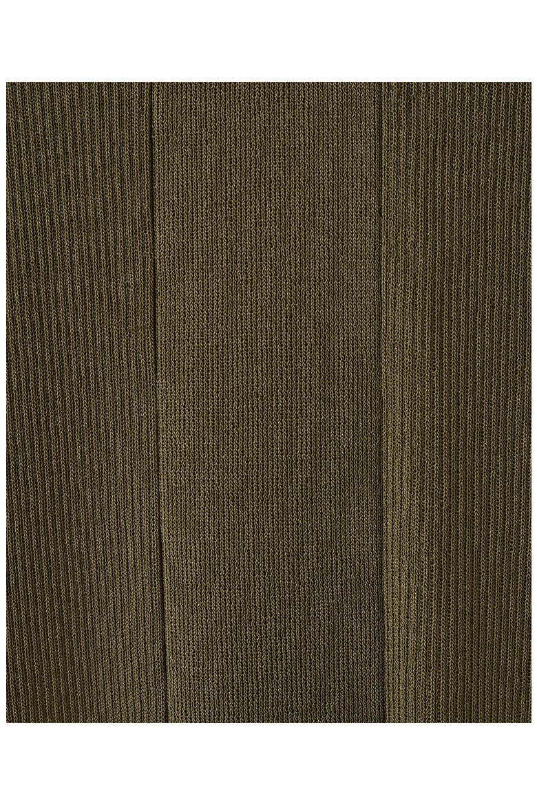 Cutout Ribbed Sweater Dress, Alternate, color, KHAKI GREEN