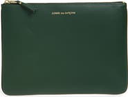 Comme des Garçons Medium Classic Leather Zip-Up Pouch
