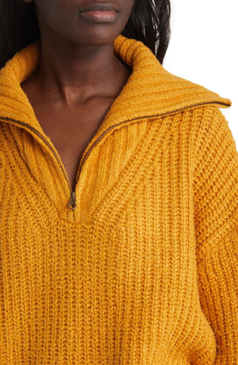 Rip Curl Seeker Quarter-Zip Sweater, Alternate, color, 