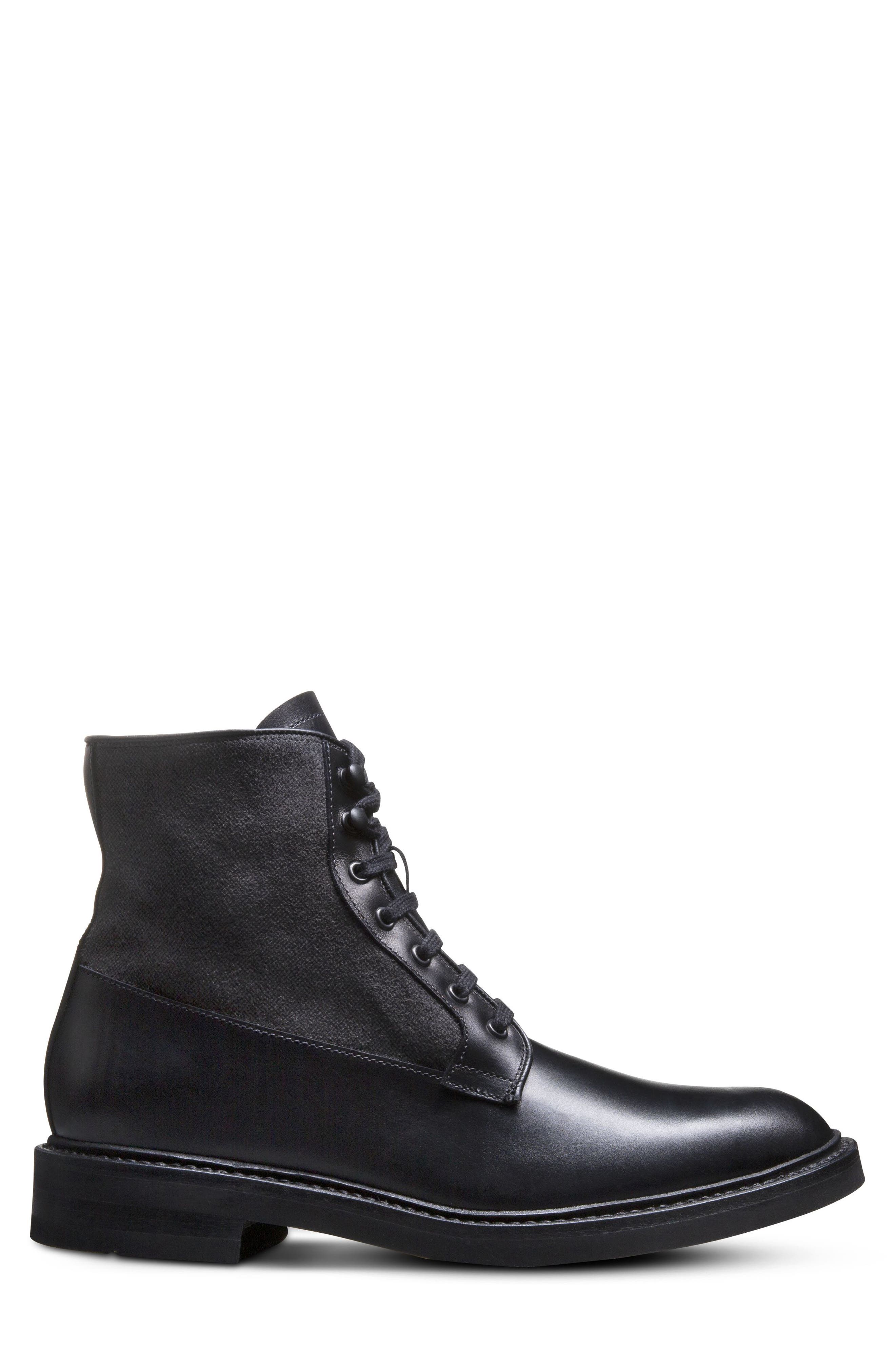 Allen Edmonds Dain Combat Boot, Alternate, color, Black