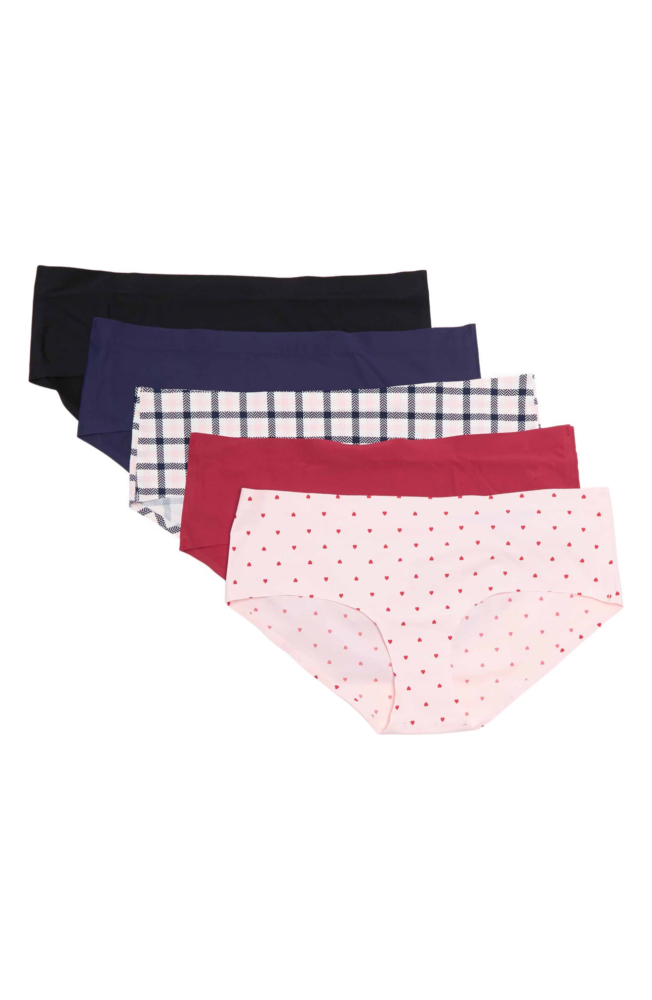 Sandra Assorted Mid Rise Hipster - Pack of 5