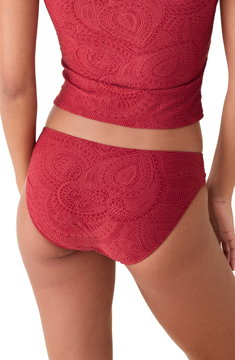 Andie The Bikini Bottoms, Alternate, color, Paprika