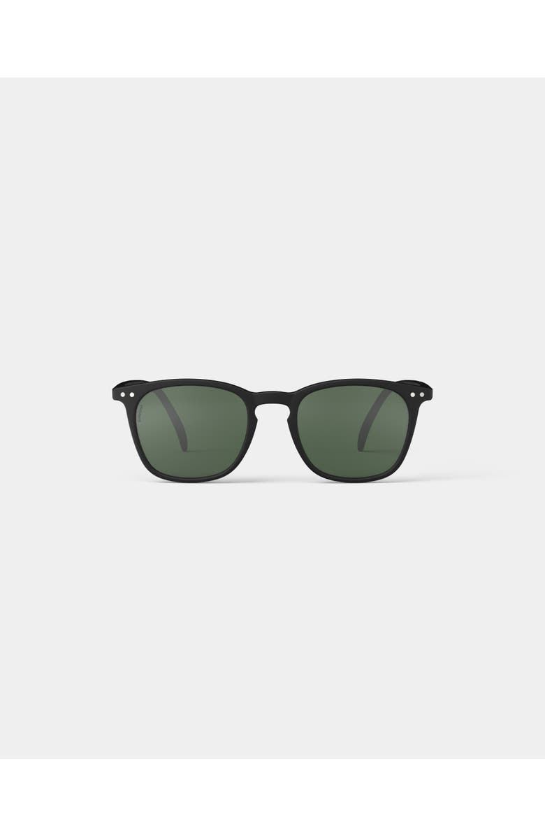 IZIPIZI #E 49mm Trapeze Sunglasses, Main, color, Black