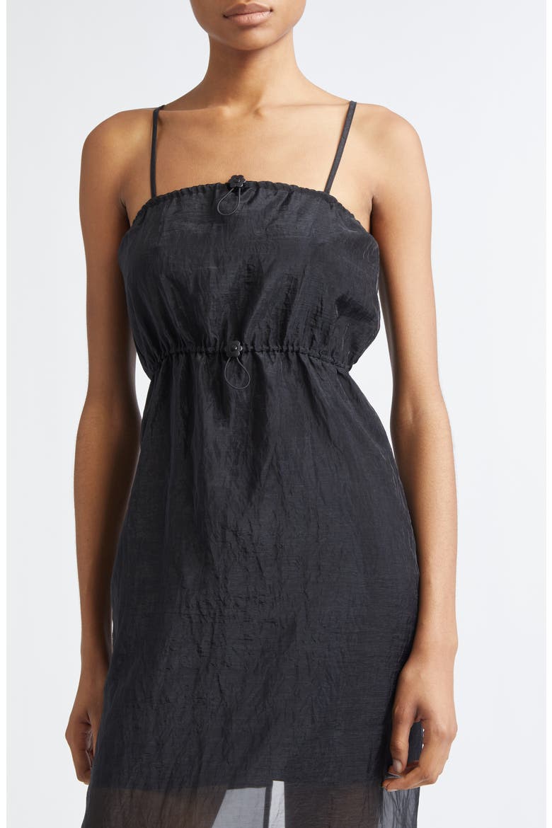 Barr Liquid Myrtia Midi Dress, Alternate, color, BLACK
