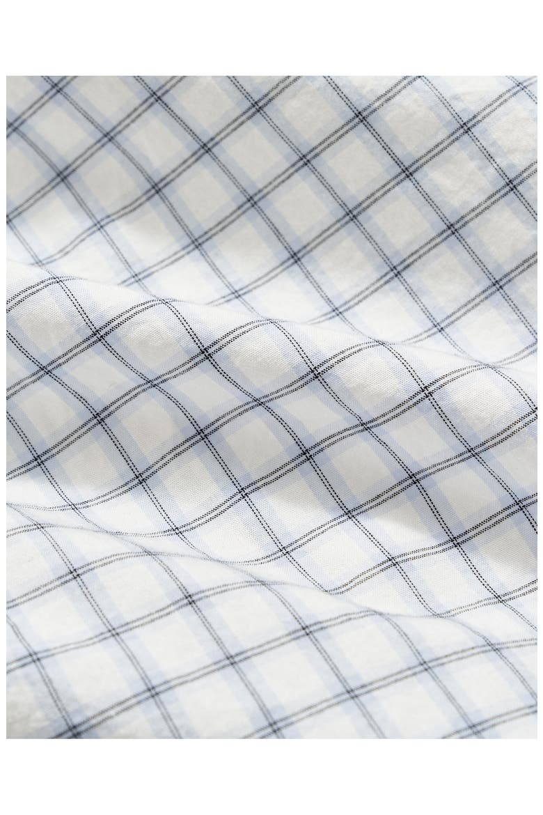 Cypress Grid Plaid Button-Up Oxford Shirt, Alternate, color, PEBBLE