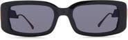 DEZI Drippy 53mm Square Sunglasses